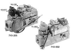 ROBERTSHAW Robertshaw 710-404 Gas Valves, Low Capacity