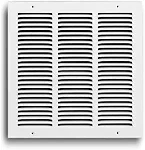TRUAIRE TruAire 170 12X12 Return Air Grille 12-Inch x 12-Inch Sidewall or Ceiling Return Air Grille, White