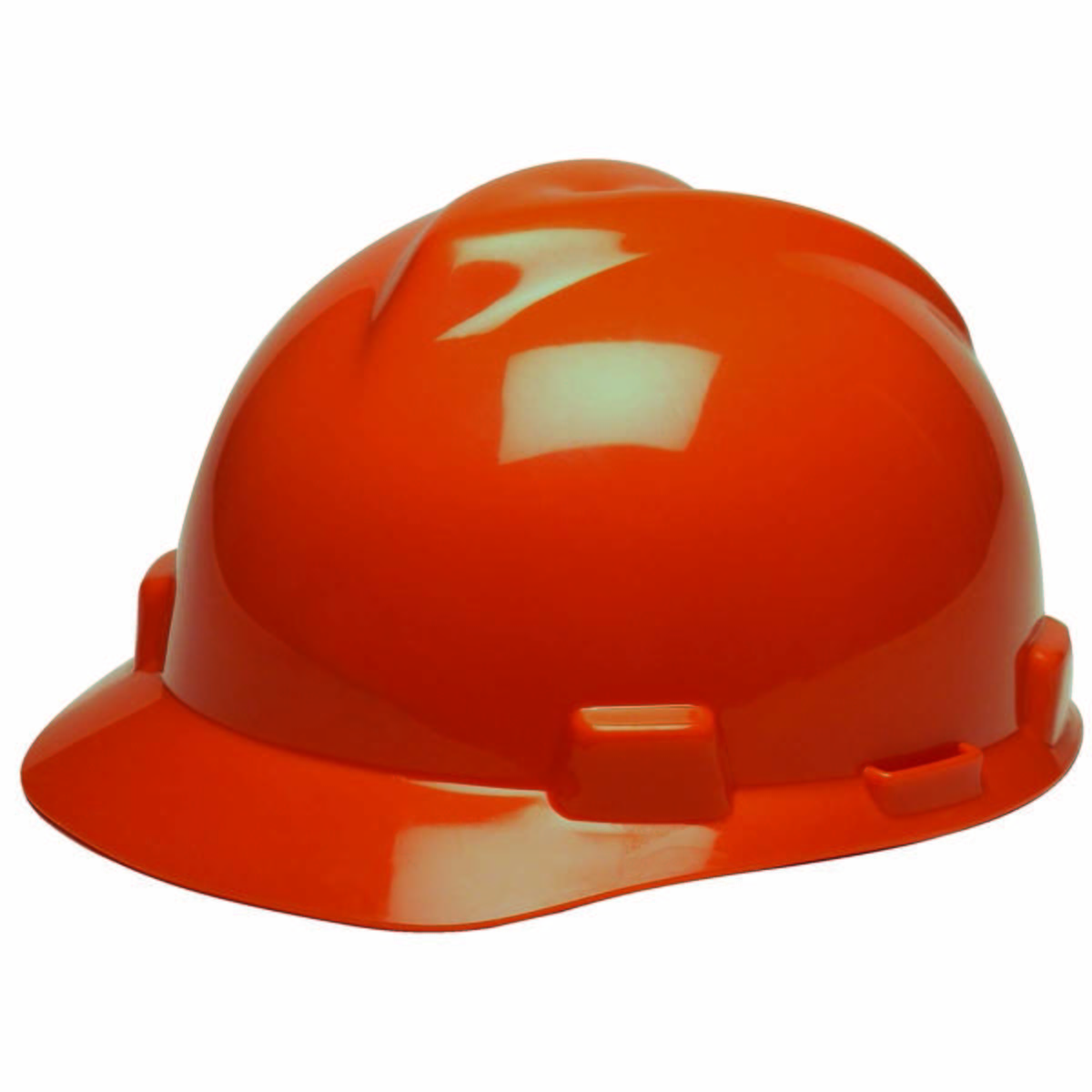 MSA 475362 V-Gard Safety Helmet with Fas-Trac III Suspension Standard Size Green