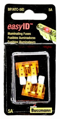 BUSSMANN Cooper Bussmann BP/ATC-5ID 5A Illuminating Blade Fuse 2 Pack