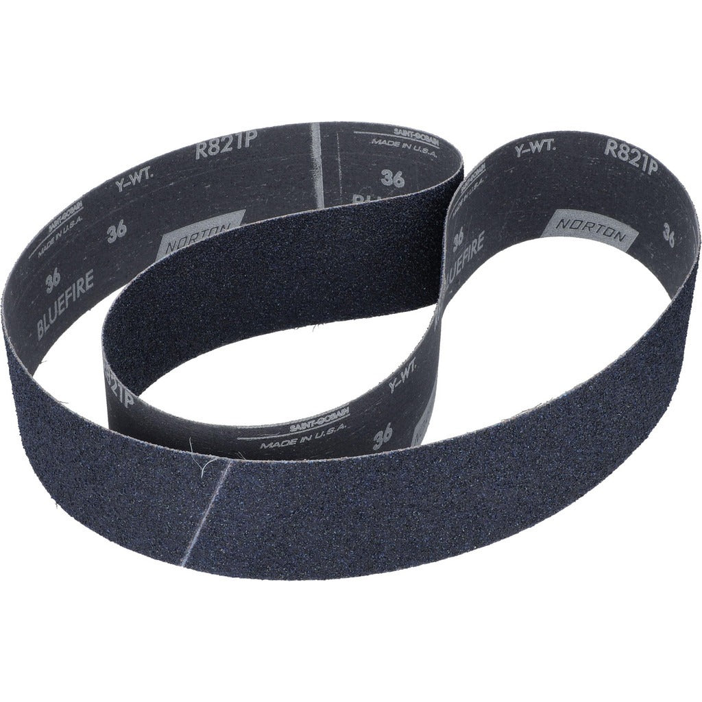 NORTON Norton 78072727235 Abrasive Belt 36 Grit 2.5 X 60 in