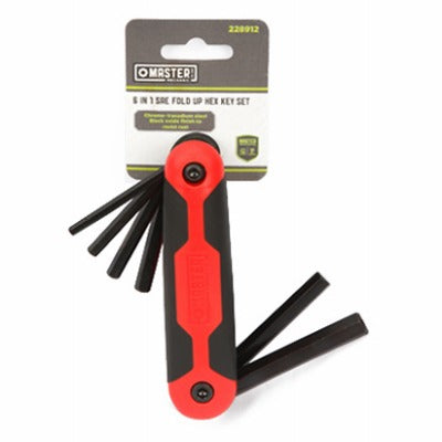 GREATSTAR Bsc Preferred GS050812 Fold Up Hex Key Set 6-in-1
