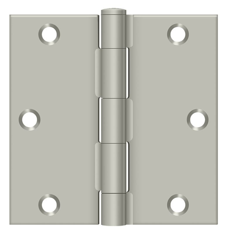 DELTANA Deltana S35U15-R Square Door Hinge 3.5x3.5 Satin Nickel