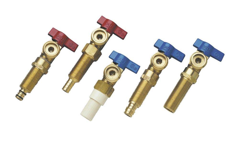 Oatey 38870 Brass Alloy Valve Quarter Turn 3/4 Inch Copper Sweat Connection Red Handle