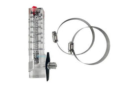 Blue White U-30200P Flow Meter | 2 PVC Vertical Up Flow | 40-150 GPM