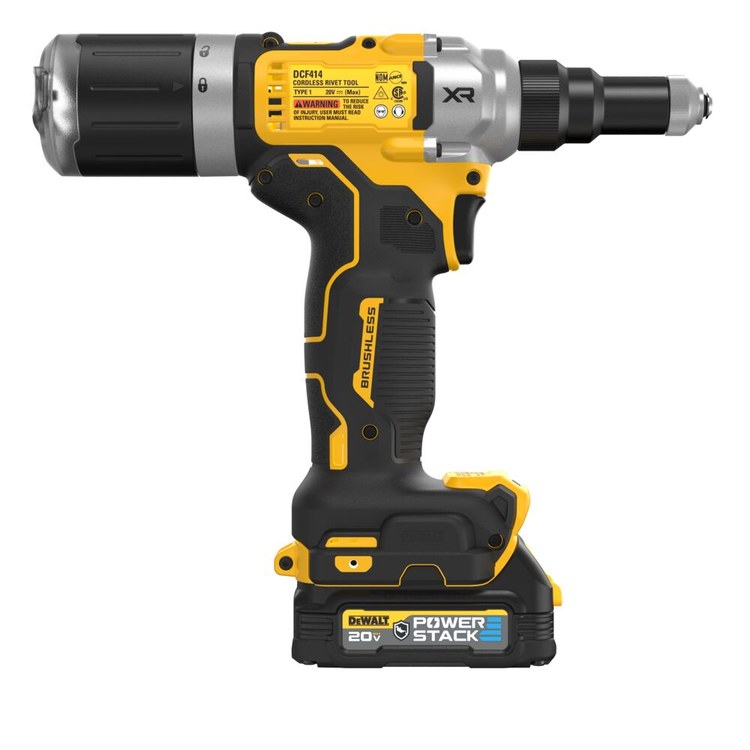 DeWalt DCF414GE2 Rivet Tool 20V Max 1/4 Inch