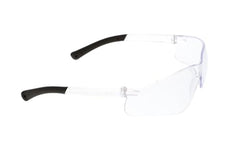 MCR Safety BK110PF Safety Glasses Clear Lens Anti-Fog Scratch Resistant Coating