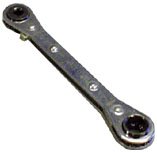 Malco RRW4 Ratchet Wrench-SQ/HEX DR