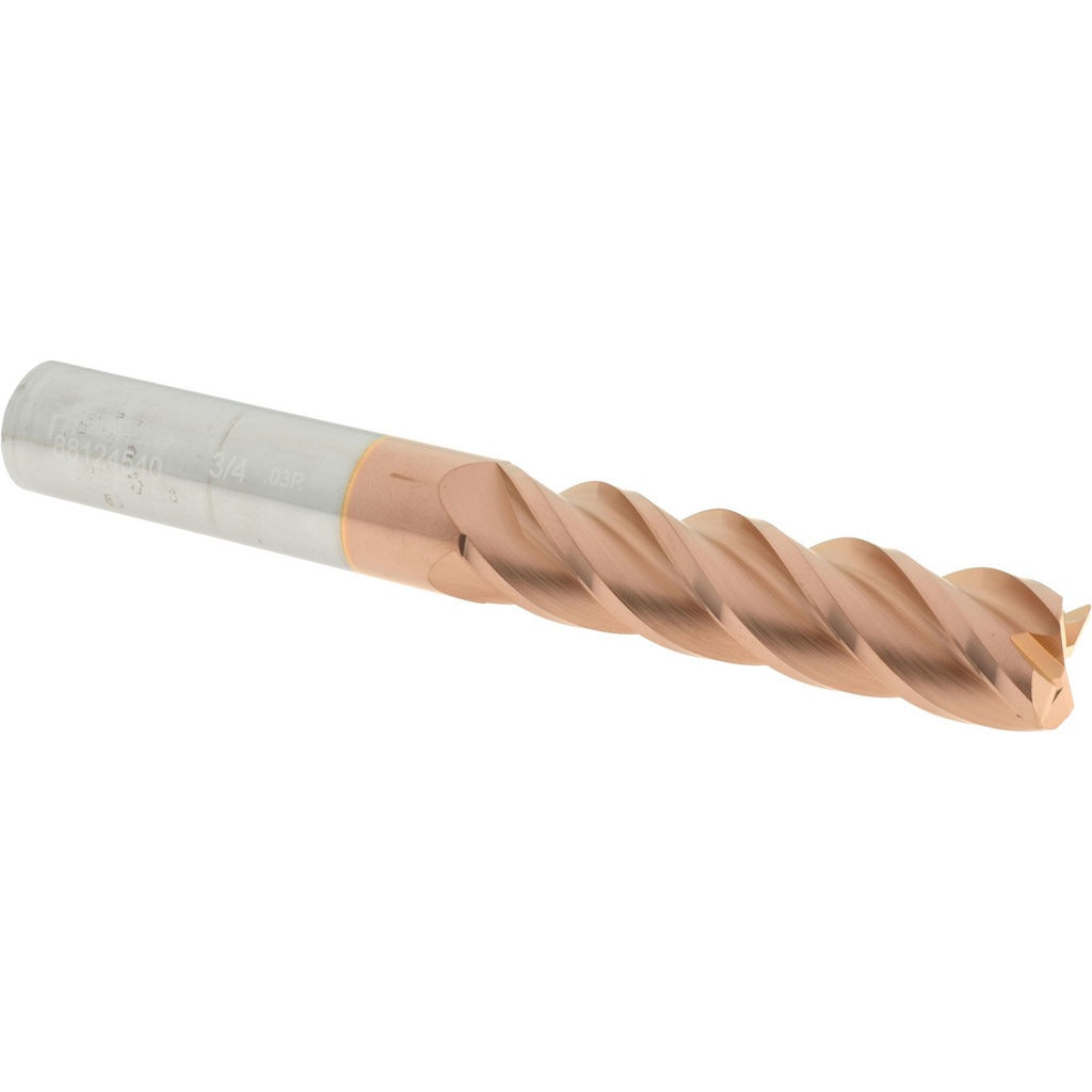 ACCUPRO Accupro 12183377 Corner Radius End Mill 3/4in 4 Flute Ticn