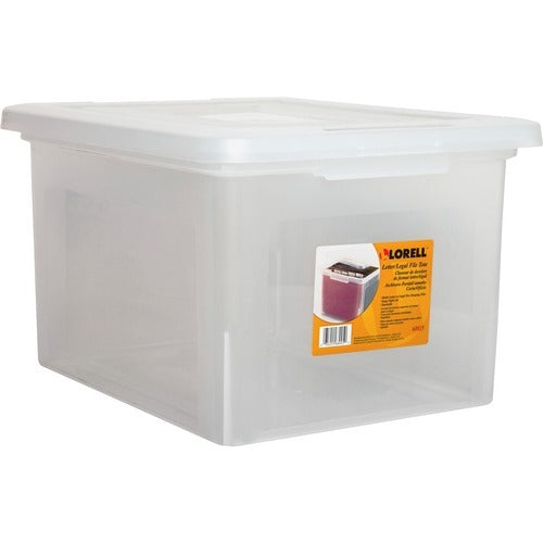 LORELL Lorell LLR68925 Stacking File Box Letter Legal Size
