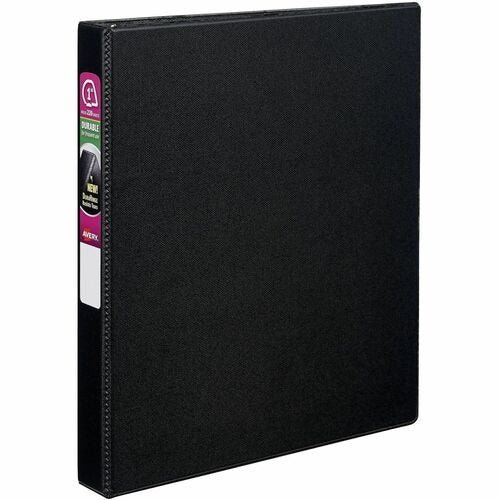 AVERY Avery AVE27250 Slant Ring Binder 1 Inch Black 8.5x11