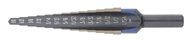 Irwin 15101ZR Unibit1T Shank Step Drill Bit Titanium Nitride Coated 1/8 to 1/2 by 1/4