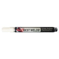 BEST WELDS 900-PAINTMKR-WHT Prime-Action +30 Paint Markers, Chisel/Bullet Tip, White (60 Pack)