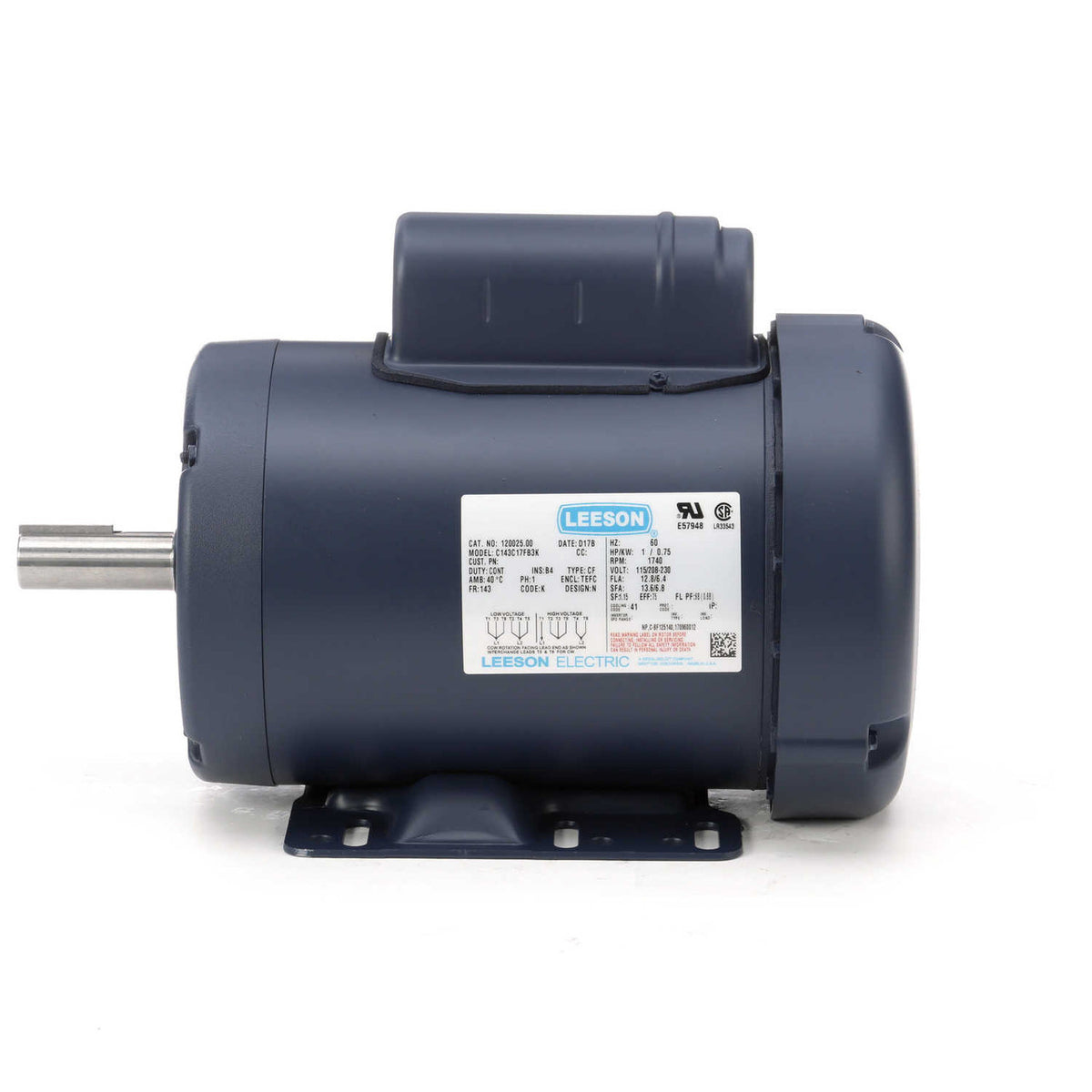 Marathon Motors 120376.00 Electric Motor 3 HP 230/460V