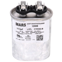 MARS 12008 Blue Box 10 MFD 370V Oval Run Capacitor