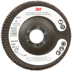 3M 7010327323 Flap Disc 577F 40 Grit 4 1/2 in x 7/8 in