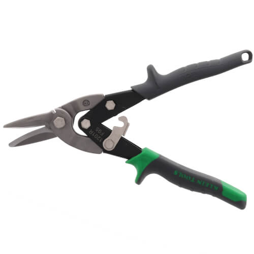 Klein Tools 1201R Aviation Snips with Wire Cutter, Right