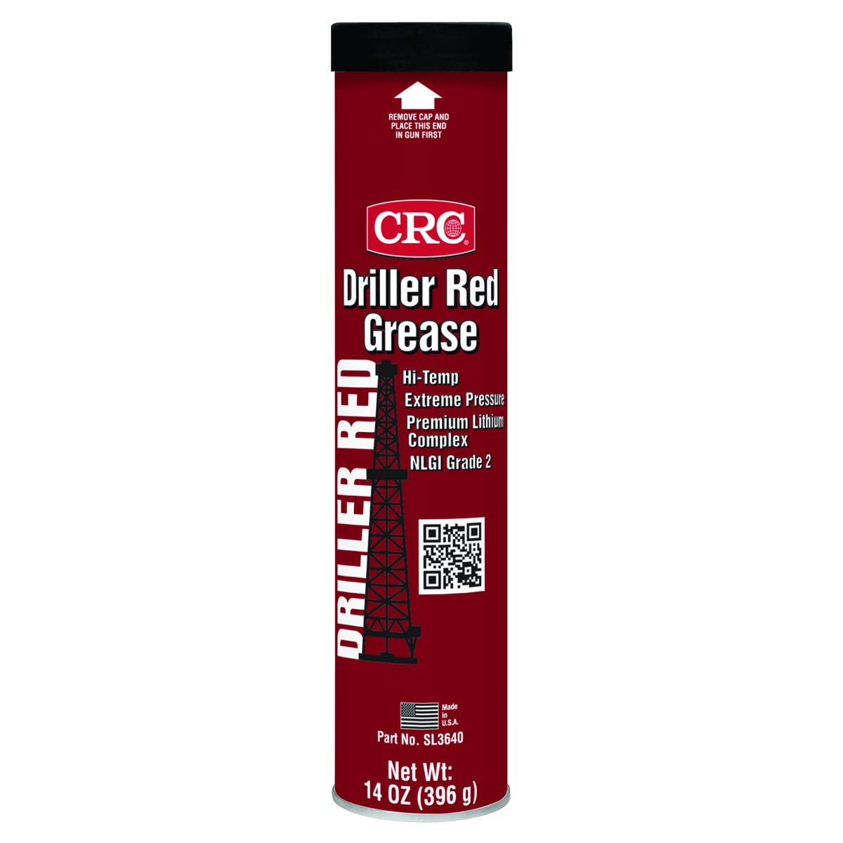 CRC SL3640 Driller Red Grease 14 oz Cartridge Replacement 72213364002