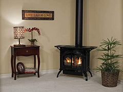 Empire Industries DVP30CC30FN Heritage Cast Iron Matte Black Stove - Natural Gas