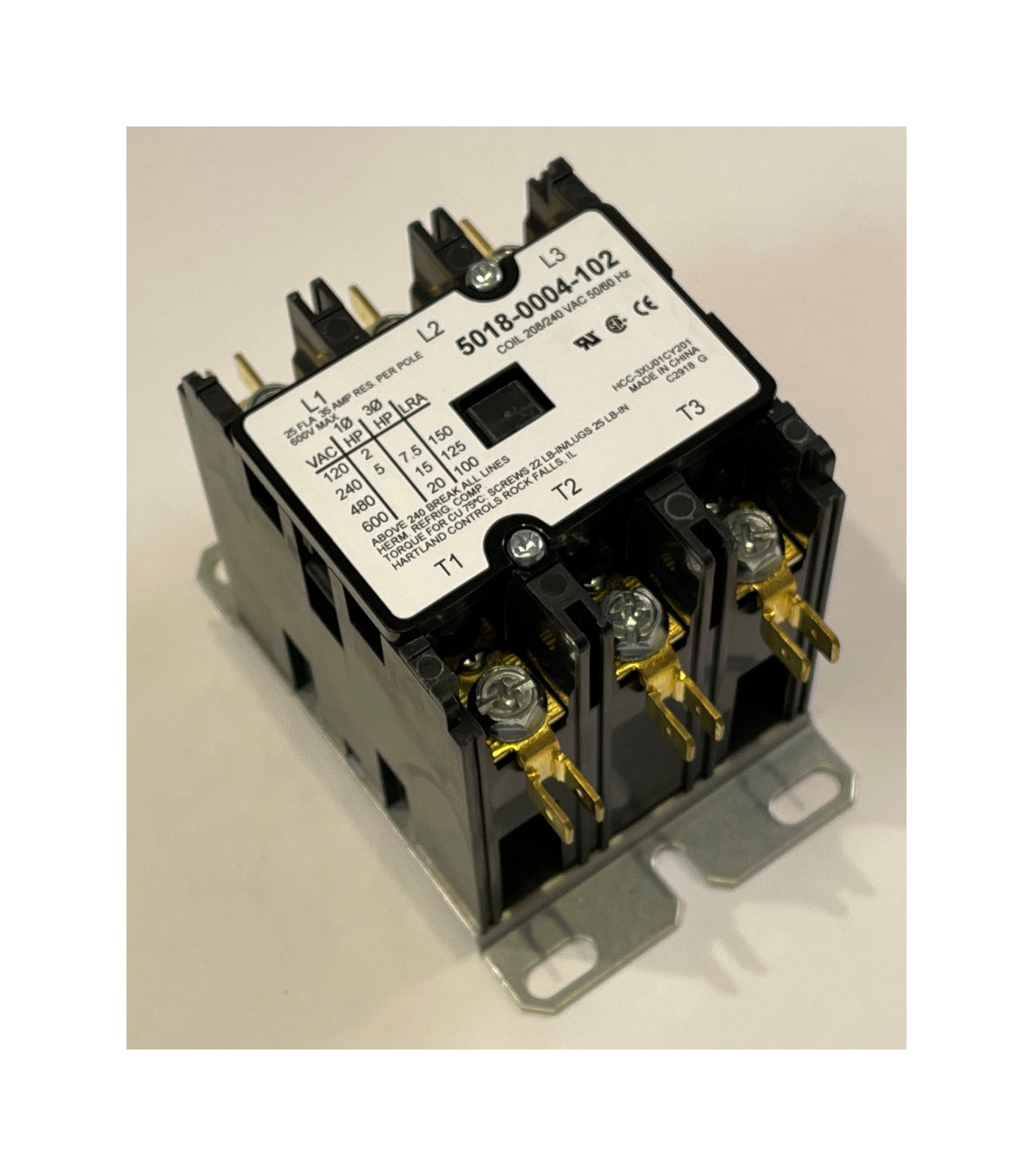 Qmark 5018-0004-102 35A 208/240V Relay Contactor