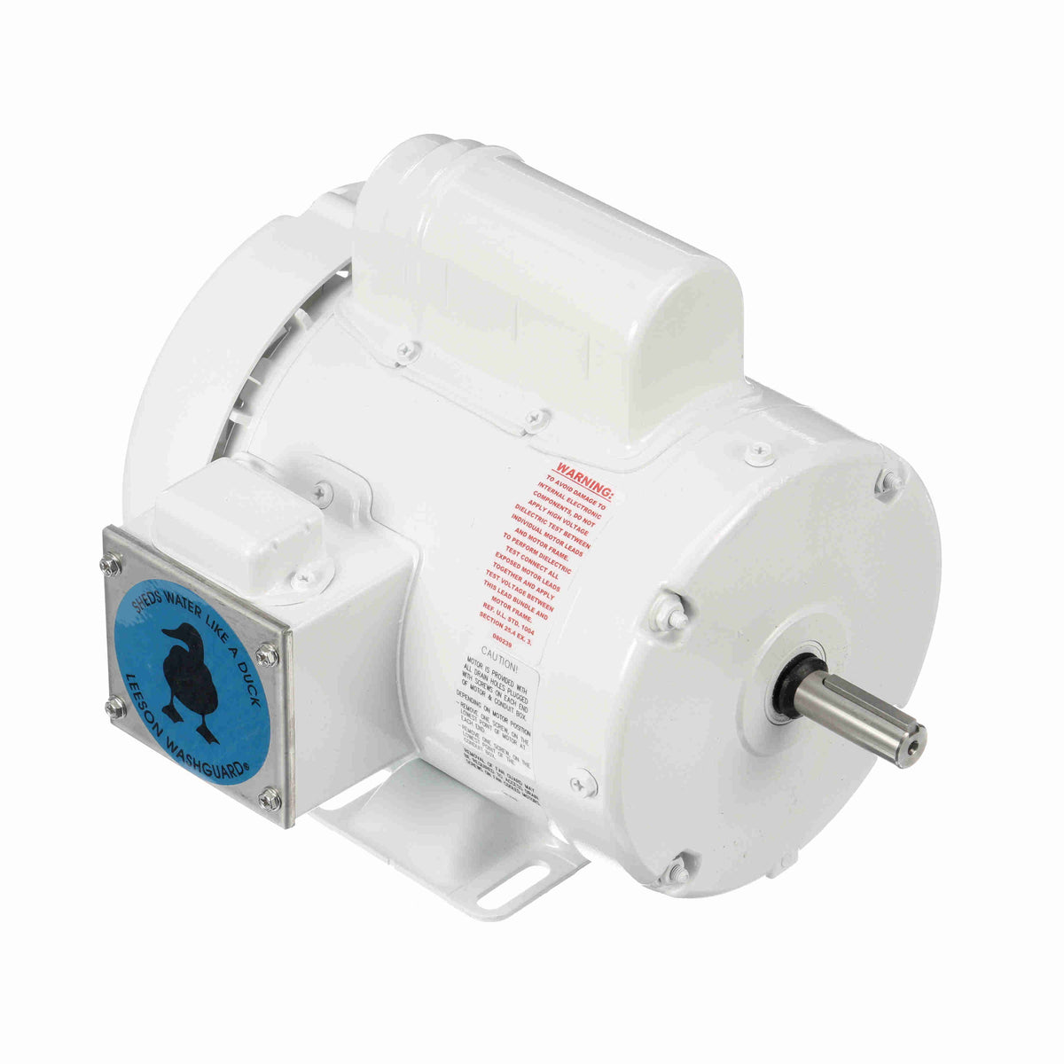 Leeson 112432.00 White Duck�  General Purpose Motor, 0.75 HP, 1 Ph, 60 Hz, 115/208-230 V, 1800 RPM, 56 Frame