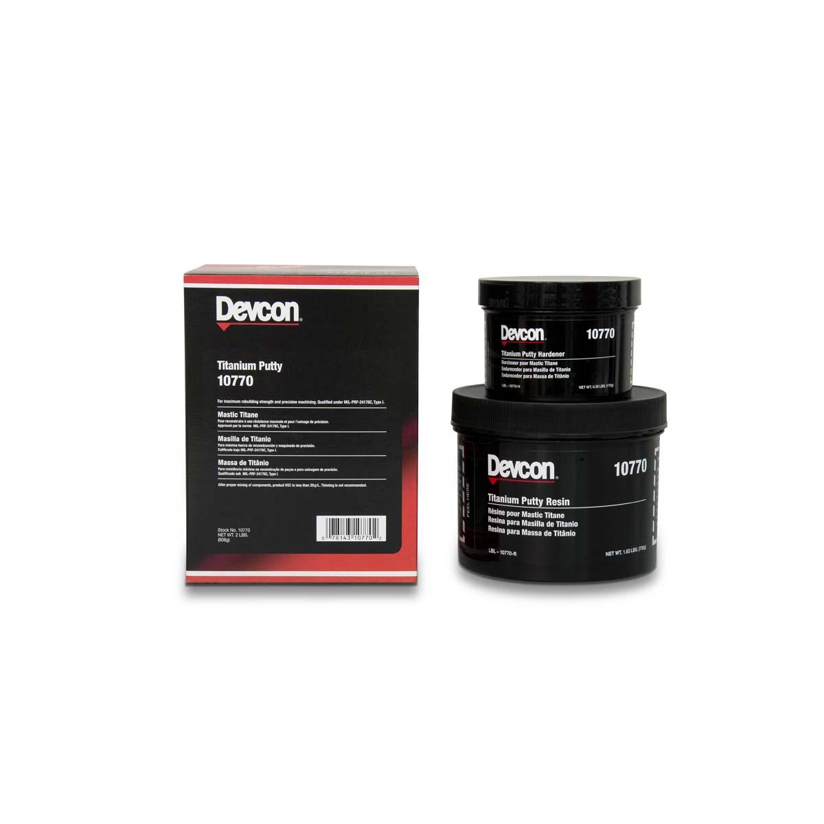 Devcon 10770 Titanium Putty Kit, 2 lb