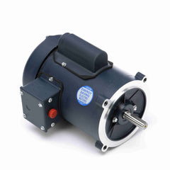 Leeson 102865.00 General Purpose Motor, 0.50 HP, 1 Ph, 60 Hz, 115/208-230 V, 1800 RPM, 56C Frame