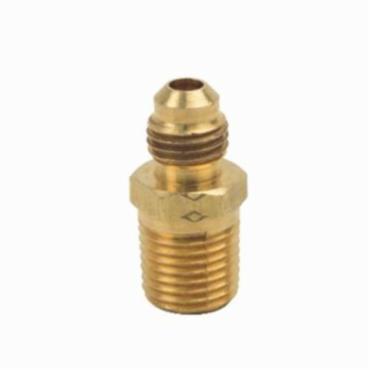 Aprilaire 5660 48 Series Male Adapter, 1/4 in, Flare x MNPT, ss, Rough ss