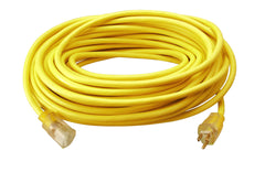 Southwire 2587SW8802 Heavy Duty Outdoor Extension Cord 25ft 12/3 Yellow