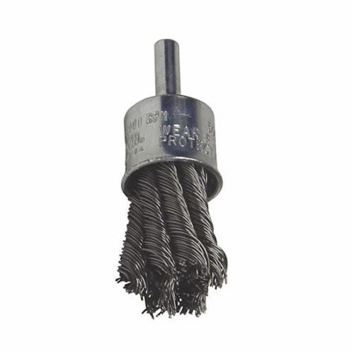 Osborn 99099 End Brush Knot Style 3/4 Inches OD X 0.020 Inches Steel X 1/4 Inches Shank Clamshell