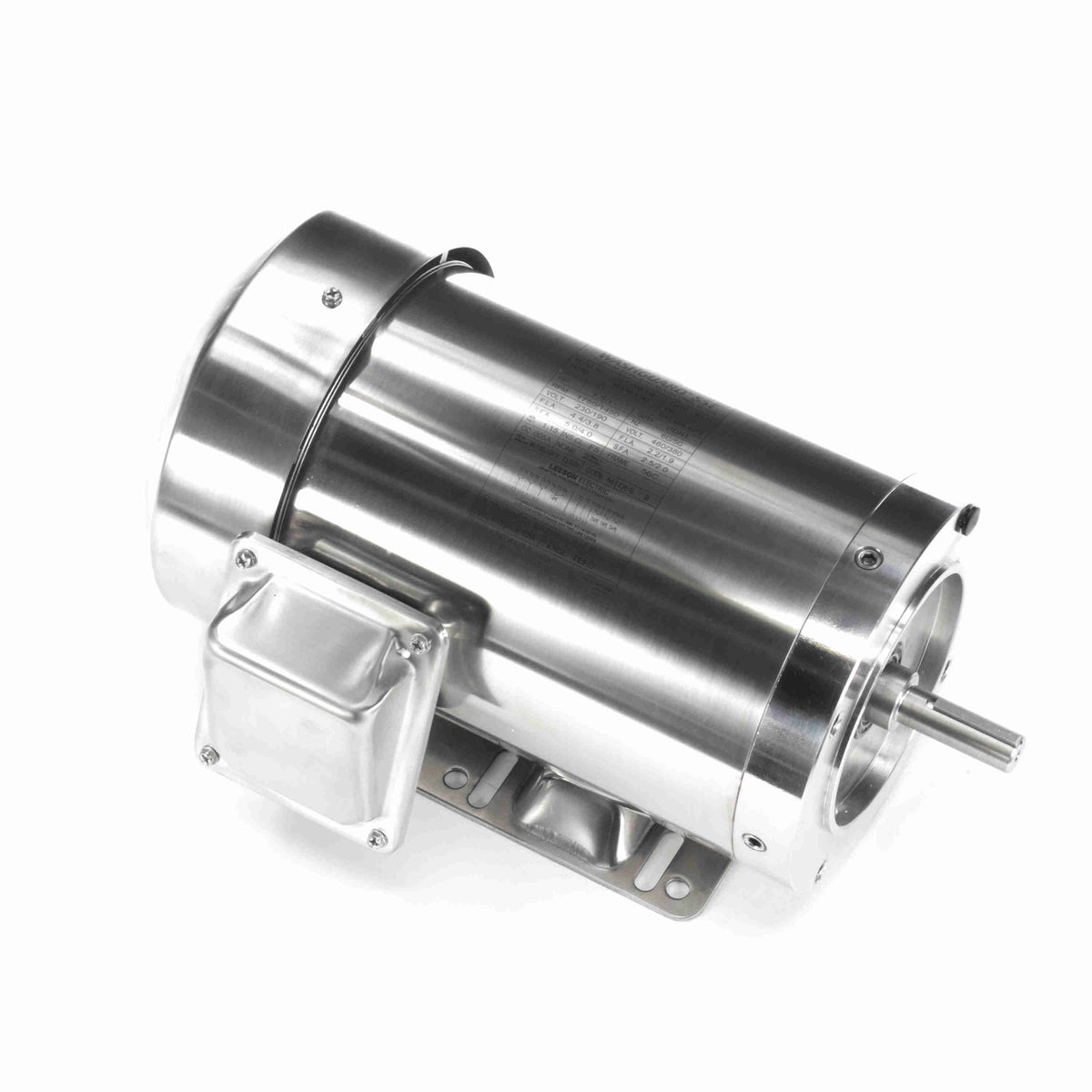 Leeson 191561.00 General Purpose Motor, 1.50 HP, 3 Ph, 60 Hz, 208-230/460 V, 1800 RPM, 56HC Frame