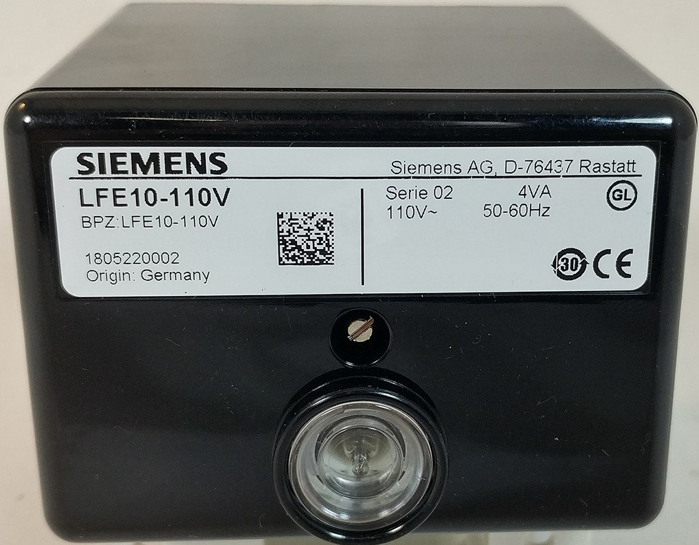 Siemens LFE10-110V Flame Detector Relay