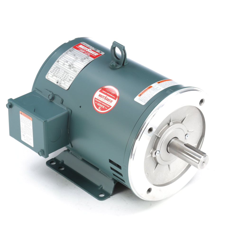 Leeson 132082.00 WATTSAVER� 132082 General Purpose Motor 5 HP, 3 Ph, 60 Hz, 230/460 V, 1800 RPM, 184TC Frame