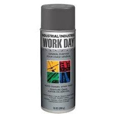 Krylon A04420000 Industrial Work Day Enamel Paint Dark Gray 16 oz 10 oz Net Wt