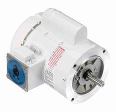 Leeson 114313.00 White Duck�  General Purpose Motor, 0.50 HP, 1 Ph, 60 Hz, 115/208-230 V, 1800 RPM, 56C Frame