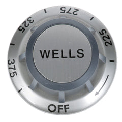 AllPoints 221087 OEM Replacement Part - Wells Grey & Silver T'Stat Knob 2-3/8 Dia Off-375-225