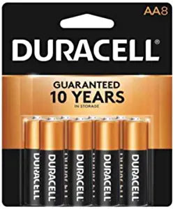 Duracell 41333-014364 Coppertop PDQ Tray Display - 52 Count, 32 AA-8 Packs MN15B8PTPZ99, 20 AAA-8 Packs MN24B8PTPZ99