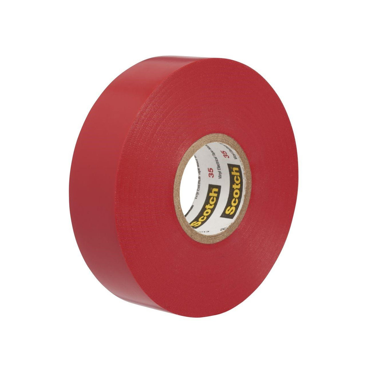 3M 7000132636 Scotch Vinyl Electrical Color Coding Tape 35, Red, 1/2 in x 20 ft