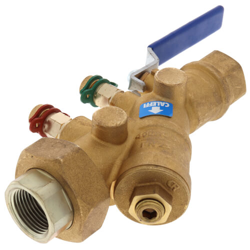 Caleffi 120351A-000 3/4 NPT FlowCal Y-Strainer w/ Integral Ball Valve & Pressure and Temperature Test Ports