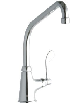 Elkay LK535HA10T4 Single Hole with Single Control Faucet with 10 High Arc Spout 4 Wristblade Handle Chrome