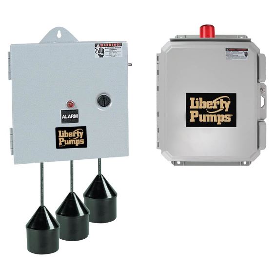 Liberty Pumps AE24H=4-5 Duplex Control Panel for LSG202 Grinder Pumps Only 115/230V 50 Feet Cord