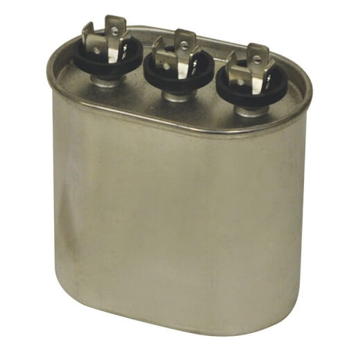 Mars 12066 25/5 MFD Dual Section Oval Run Capacitor 370V