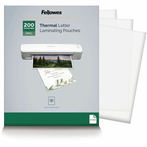 FELLOWES Fellowes FEL5743401 Laminating Pouches 3 Mil 200 Pack