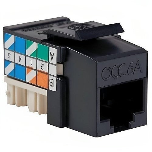 OPTICAL CABLE CORPORATION Optical Cable Corp. K6A12 CAT6A Utp Keystone Jack