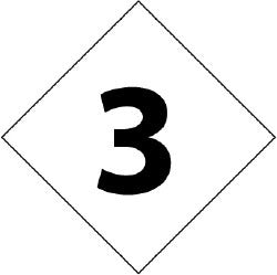 ACCUFORMNMC Accuformnmc DCN43 Hazardous Material Label 5in Square