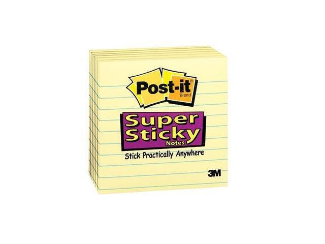 3M 3M MMM6756SSCY Post-it Notes Lined (4 x 4 6 Pack)