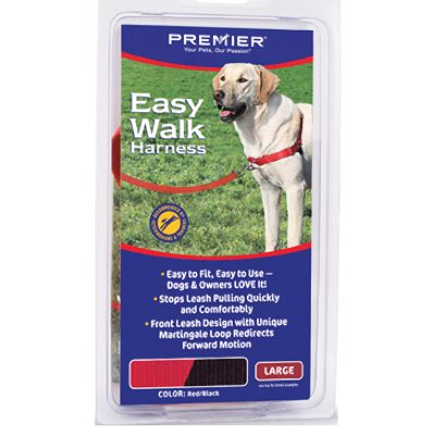 TRUE VALUE EWH-HC-L-BLK Premier Easy Walk Pet Harness Large