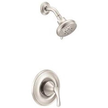 Moen T5152EPSRN One Handle Single Function Shower Faucet in Spot Resist Brushed Nickel (Trim Only)