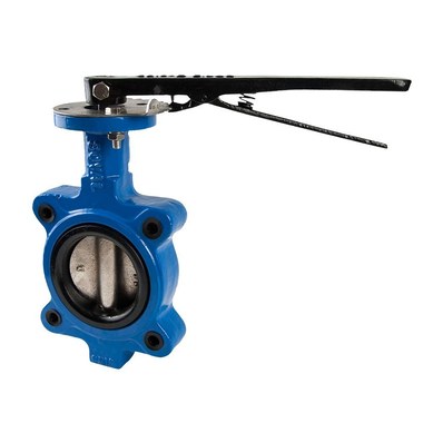 Soval 842-020 2" Cast Iron Lug Style Butterfly Valve - Ductile Disc