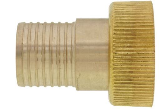 Viega 50269 1 x 1, Polybutylene (PB) x ManaBloc, Lead-Free, Brass, Straight, Female Adapter